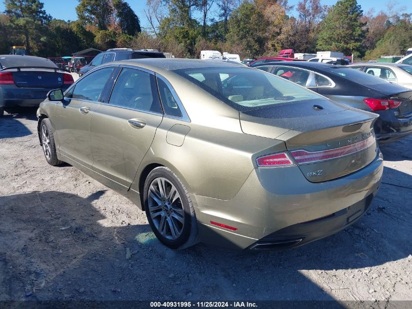 VIN 3LN6L2G99DR801142 2013 Lincoln MKZ no.3