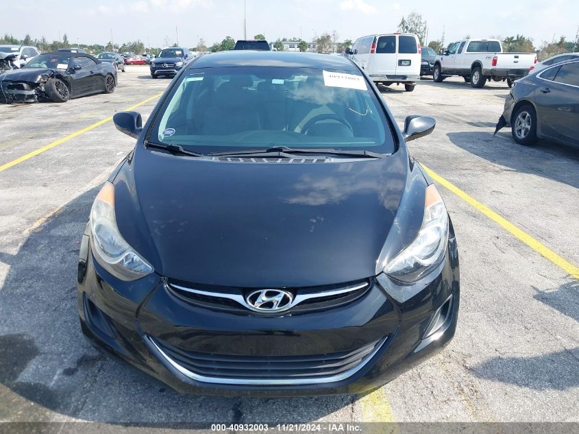 2013 Hyundai Elantra Gls VIN: 5NPDH4AE6DH229495 Lot: 40932003