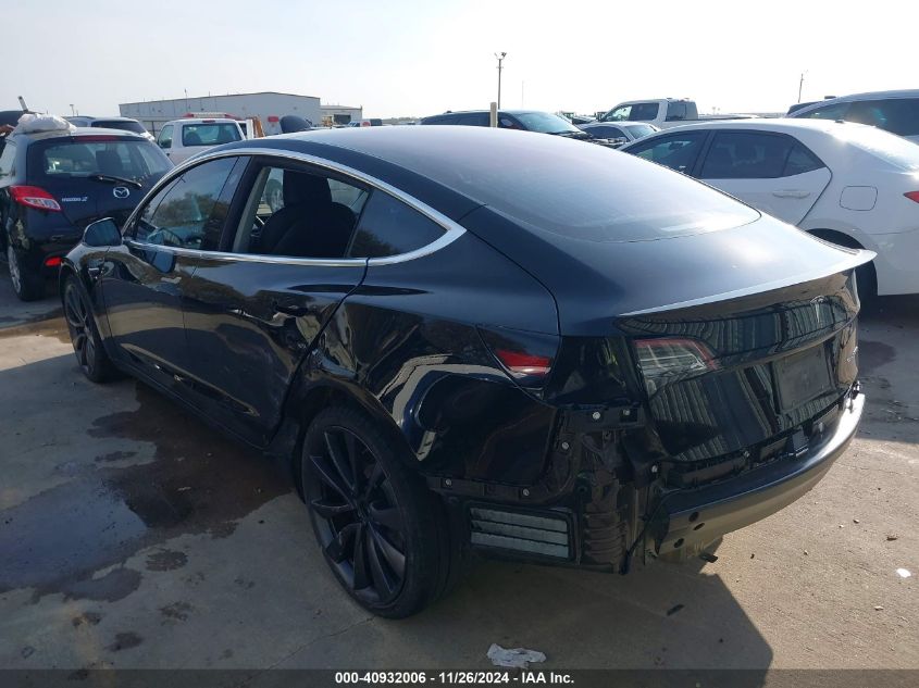 VIN 5YJ3E1EB0JF130796 2018 TESLA MODEL 3 no.3