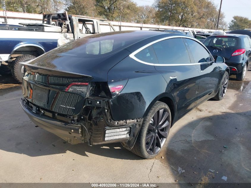 VIN 5YJ3E1EB0JF130796 2018 TESLA MODEL 3 no.4