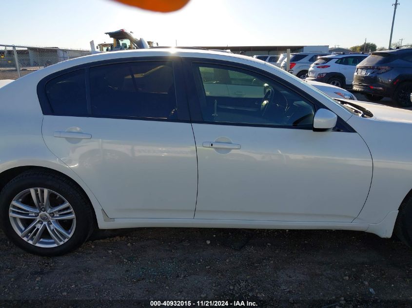 2012 Infiniti G37X VIN: JN1CV6AR3CM671306 Lot: 40932015