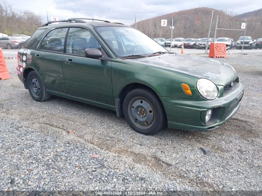 2002 Subaru Impreza 2.5Ts VIN: JF1GG65592H830827 Lot: 40932024