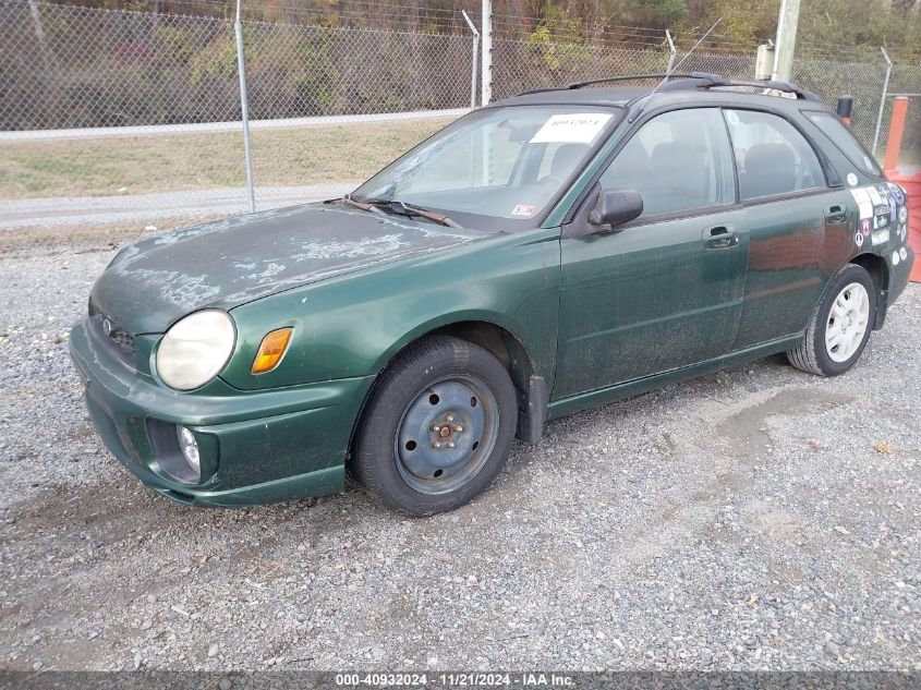 2002 Subaru Impreza 2.5Ts VIN: JF1GG65592H830827 Lot: 40932024