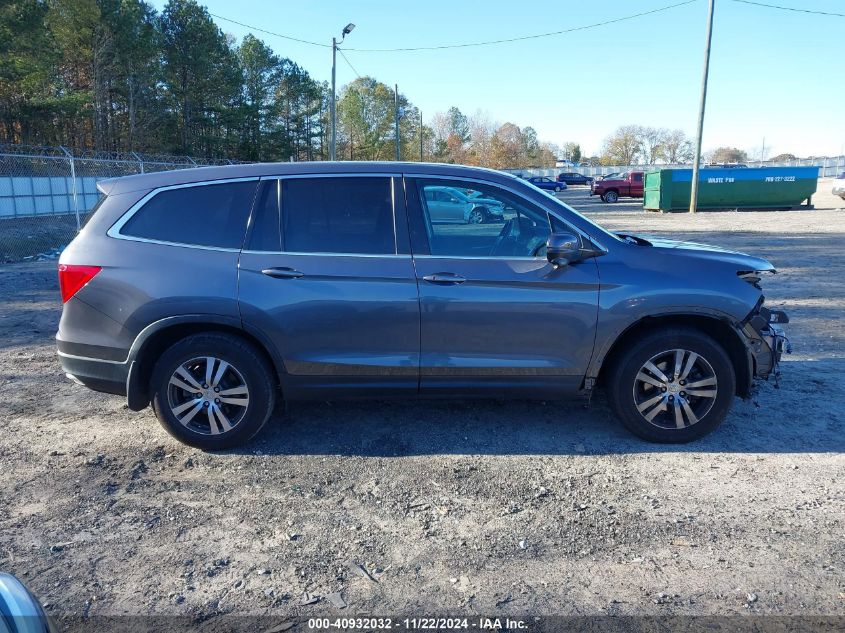 2016 Honda Pilot Ex-L VIN: 5FNYF5H60GB047385 Lot: 40932032