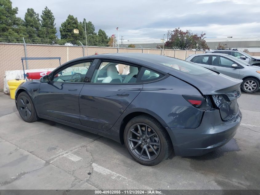 2023 Tesla Model 3 Rear-Wheel Drive VIN: 5YJ3E1EA6PF614276 Lot: 40932055