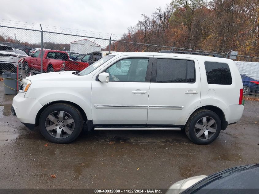 2013 Honda Pilot Touring VIN: 5FNYF4H95DB013832 Lot: 40932080