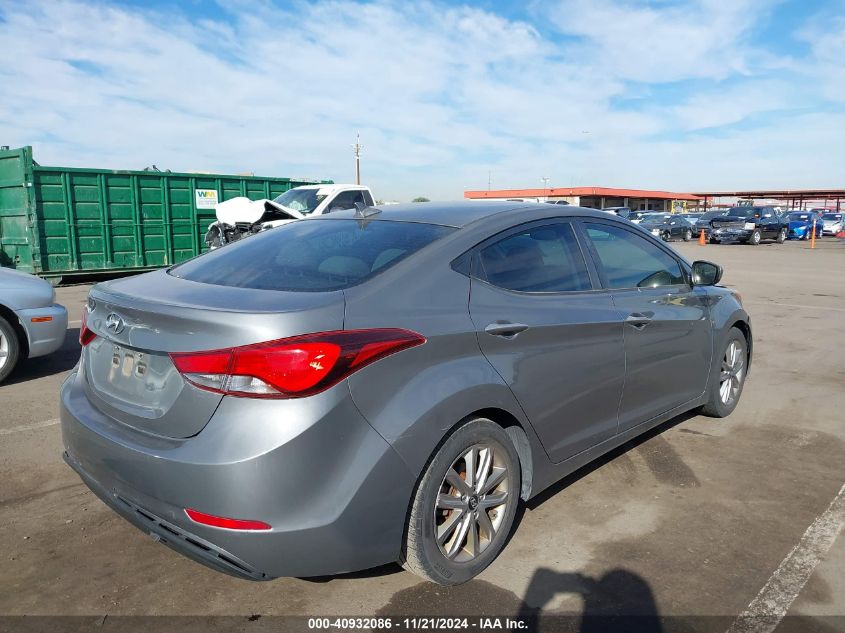 2014 Hyundai Elantra Se VIN: 5NPDH4AE8EH492590 Lot: 40932086