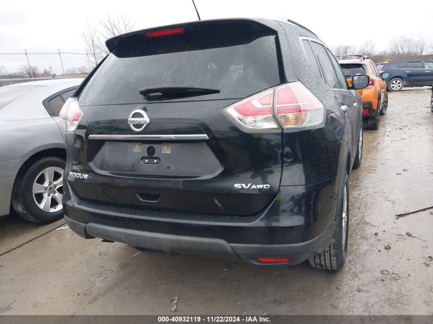 2016 Nissan Rogue S/Sl/Sv VIN: KNMAT2MV8GP718085 Lot: 40932119