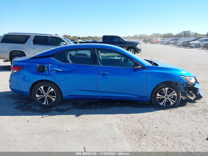 2022 Nissan Sentra Sv Xtronic Cvt VIN: 3N1AB8CV3NY255505 Lot: 40932123