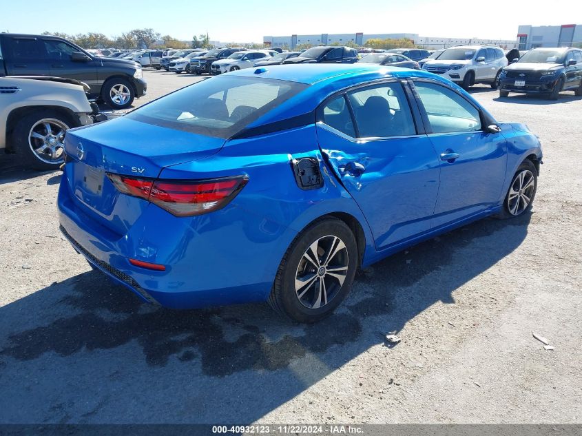 2022 Nissan Sentra Sv Xtronic Cvt VIN: 3N1AB8CV3NY255505 Lot: 40932123