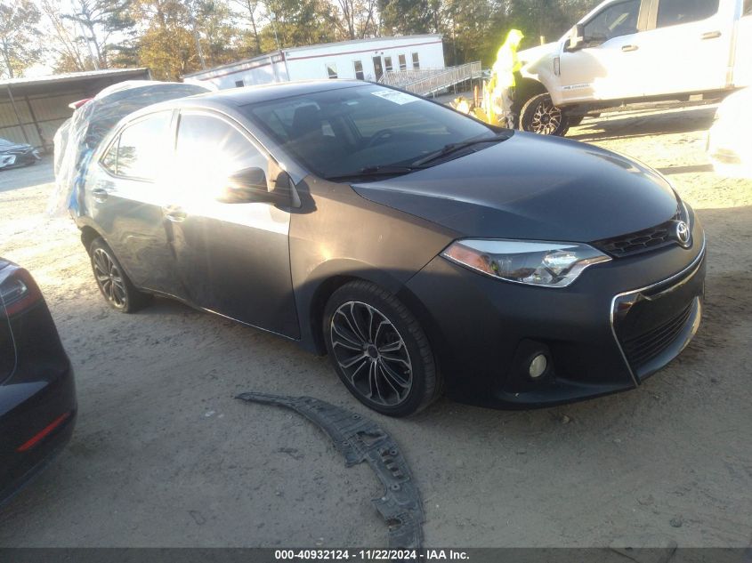 2014 TOYOTA COROLLA S PLUS - 2T1BURHEXEC099800