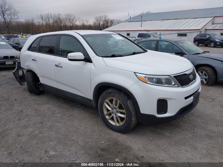 2015 Kia Sorento Lx VIN: 5XYKT3A65FG630992 Lot: 40932156