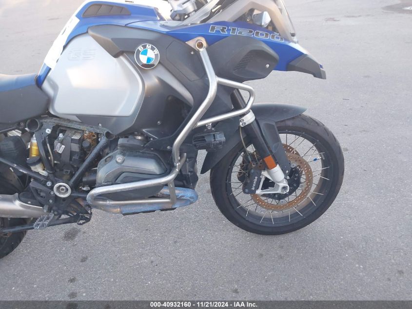 2015 BMW R1200 Gs Adventure VIN: WB10A1201FZ098117 Lot: 40932160