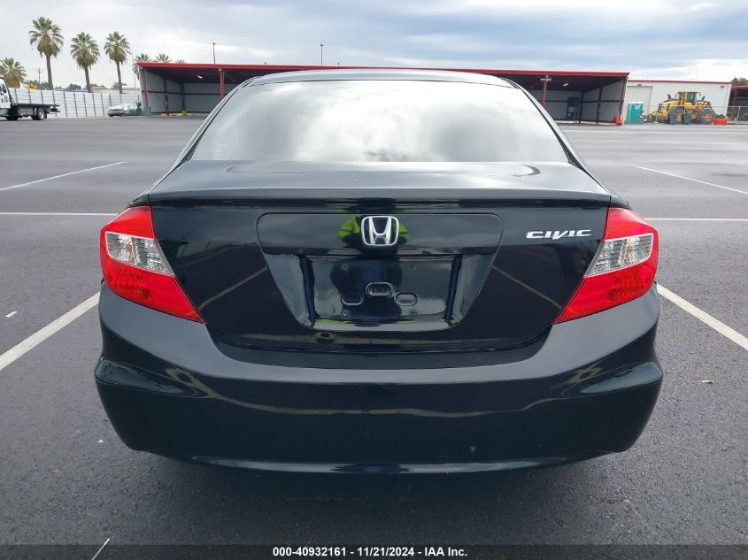 2012 Honda Civic Lx VIN: 2HGFB2F58CH595684 Lot: 40932161