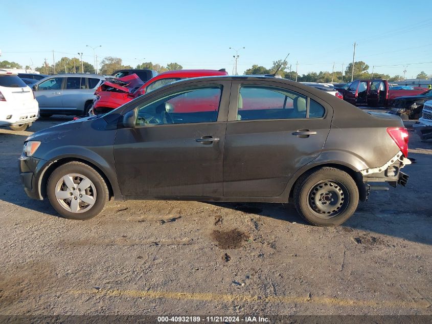 2013 Chevrolet Sonic Ls Auto VIN: 1G1JA5SH3D4205692 Lot: 40932189