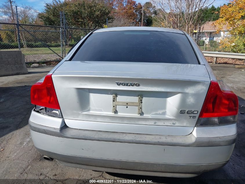 2001 Volvo S60 T5 VIN: YV1RS53D912085983 Lot: 40932201