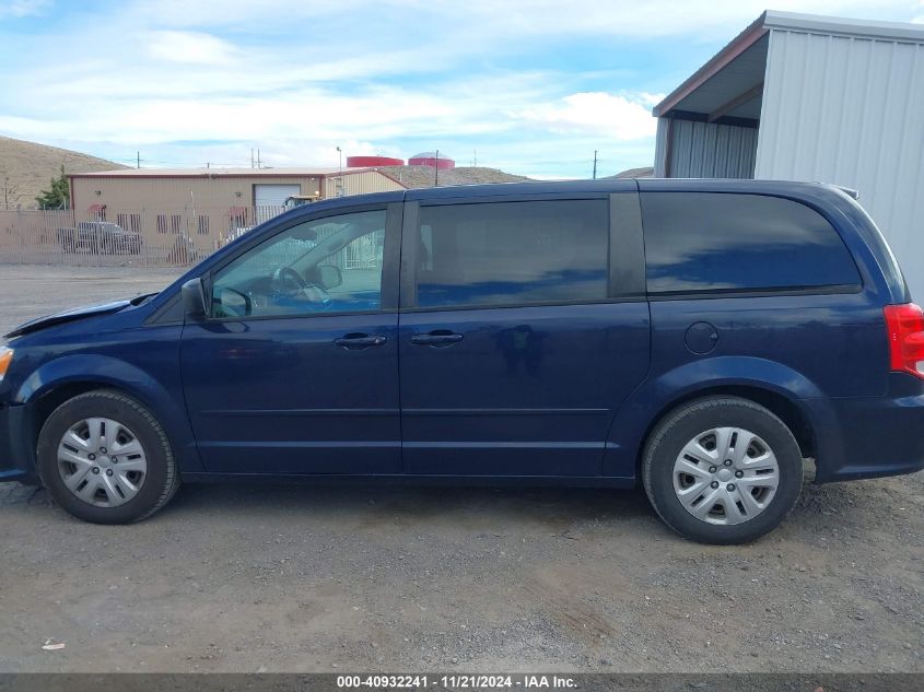 2016 Dodge Grand Caravan Se VIN: 2C4RDGBG3GR122799 Lot: 40932241