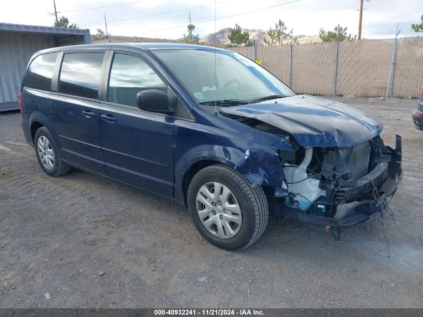 2016 Dodge Grand Caravan Se VIN: 2C4RDGBG3GR122799 Lot: 40932241