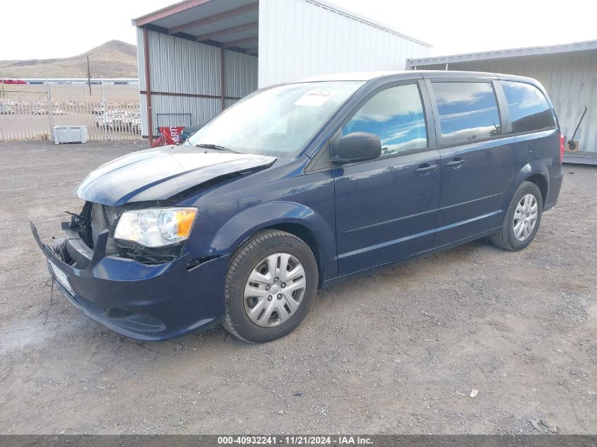 2016 Dodge Grand Caravan Se VIN: 2C4RDGBG3GR122799 Lot: 40932241