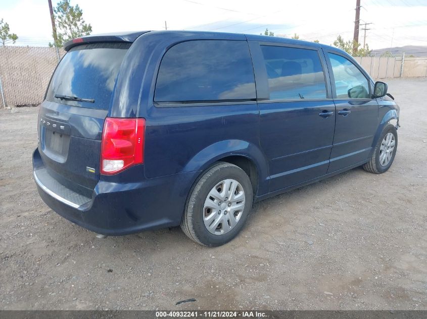 2016 Dodge Grand Caravan Se VIN: 2C4RDGBG3GR122799 Lot: 40932241