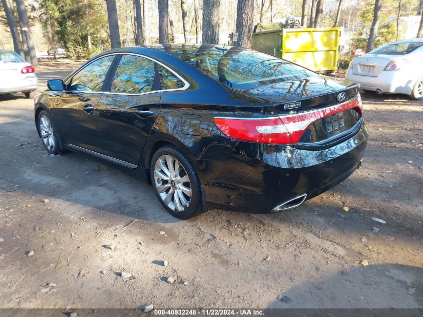 2013 Hyundai Azera VIN: KMHFH4JG0DA223446 Lot: 40932248