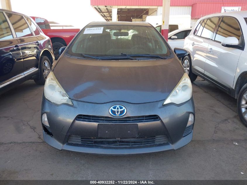 2013 Toyota Prius C Two VIN: JTDKDTB37D1041246 Lot: 40932252