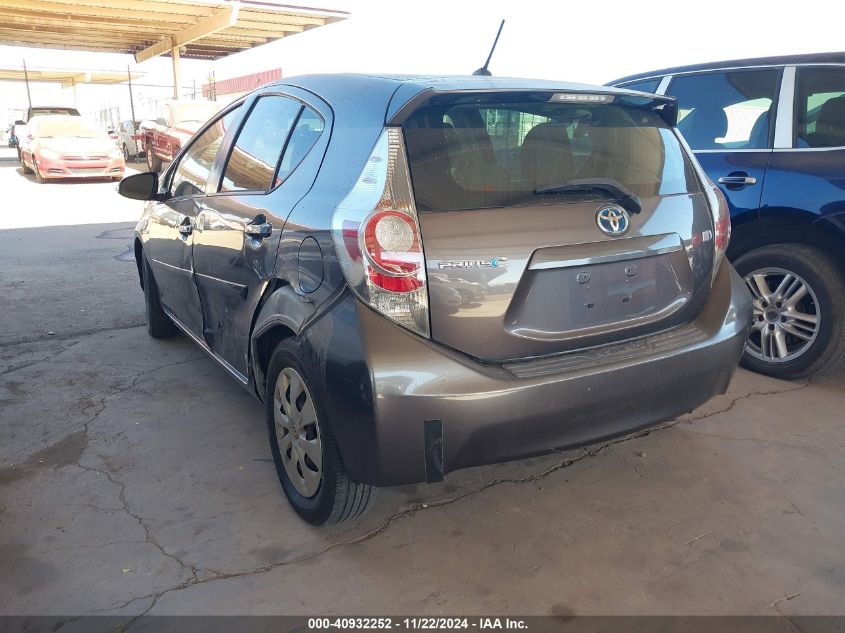 2013 Toyota Prius C Two VIN: JTDKDTB37D1041246 Lot: 40932252