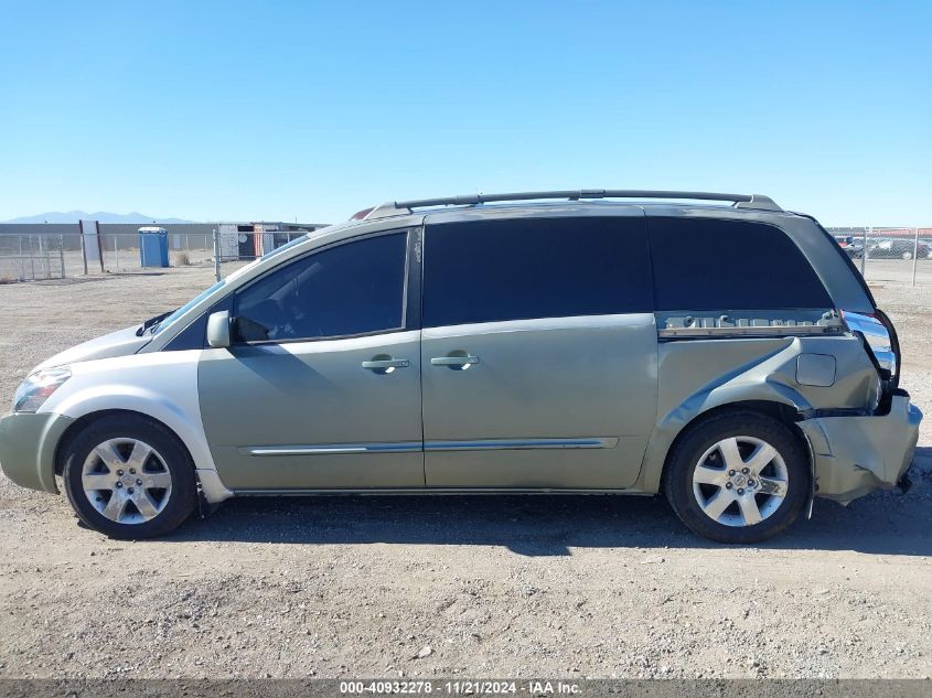 2005 Nissan Quest 3.5 Se VIN: 5N1BV28U65N129377 Lot: 40932278