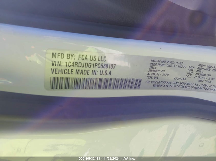 2023 DODGE DURANGO GT PLUS AWD - 1C4RDJDG1PC688107