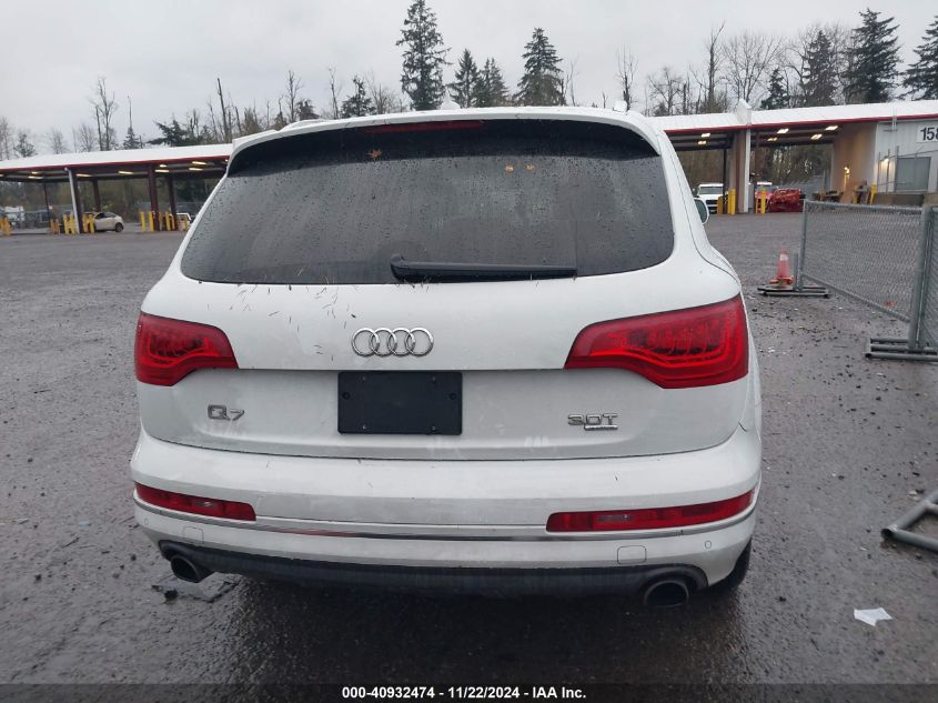 2015 Audi Q7 3.0T Premium VIN: WA1LGAFEXFD025405 Lot: 40932474