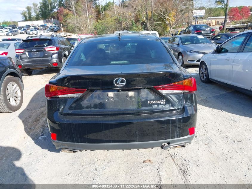 2017 Lexus Is 200T VIN: JTHBA1D21H5057313 Lot: 40932489