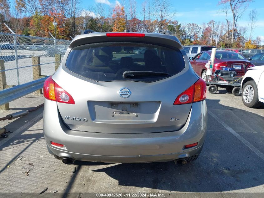 2009 Nissan Murano Sl VIN: JN8AZ18U09W029052 Lot: 40932520