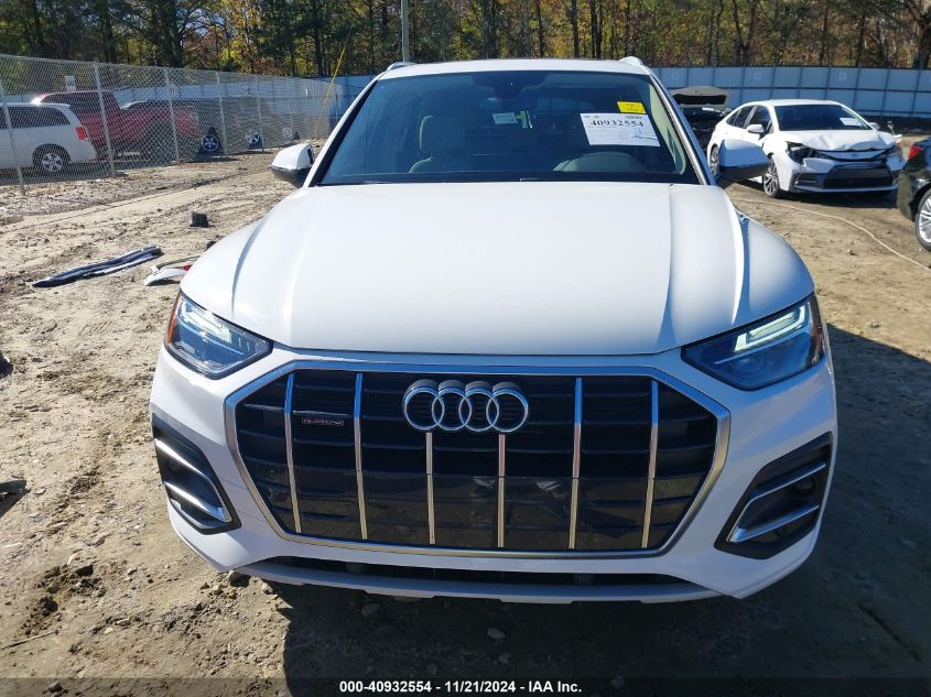 2021 Audi Q5 Premium 45 Tfsi Quattro S Tronic VIN: WA1AAAFY5M2087337 Lot: 40932554