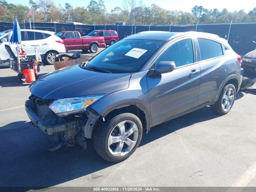 VIN 3CZRU6H75GM705085 2016 Honda HR-V, Ex-L no.2