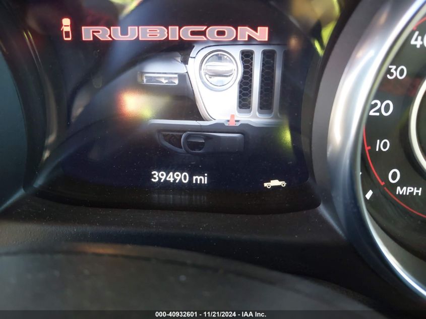 2020 Jeep Gladiator Rubicon 4X4 VIN: 1C6JJTBG5LL208656 Lot: 40932601