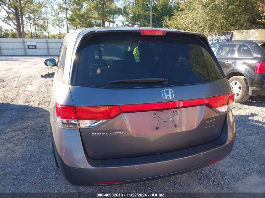 2014 Honda Odyssey Touring/Touring Elite VIN: 5FNRL5H93EB106742 Lot: 40932619