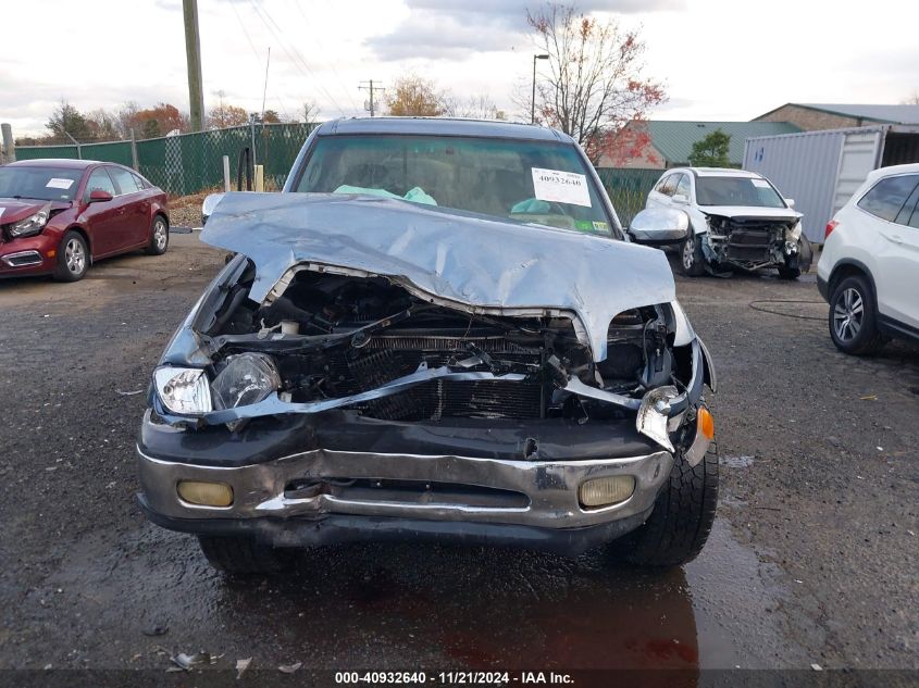 2000 Toyota Tundra Sr5 V8 VIN: 5TBBT4419YS070818 Lot: 40932640