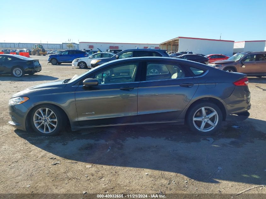 2017 Ford Fusion Hybrid Se VIN: 3FA6P0LU6HR315214 Lot: 40932655