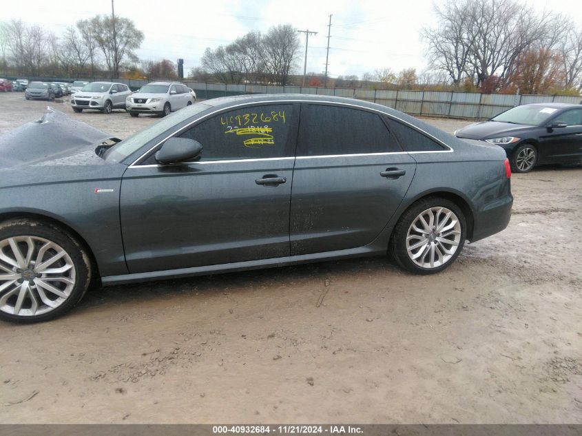 2014 Audi A6 3.0T Premium Plus VIN: WAUHGAFC6EN021996 Lot: 40932684