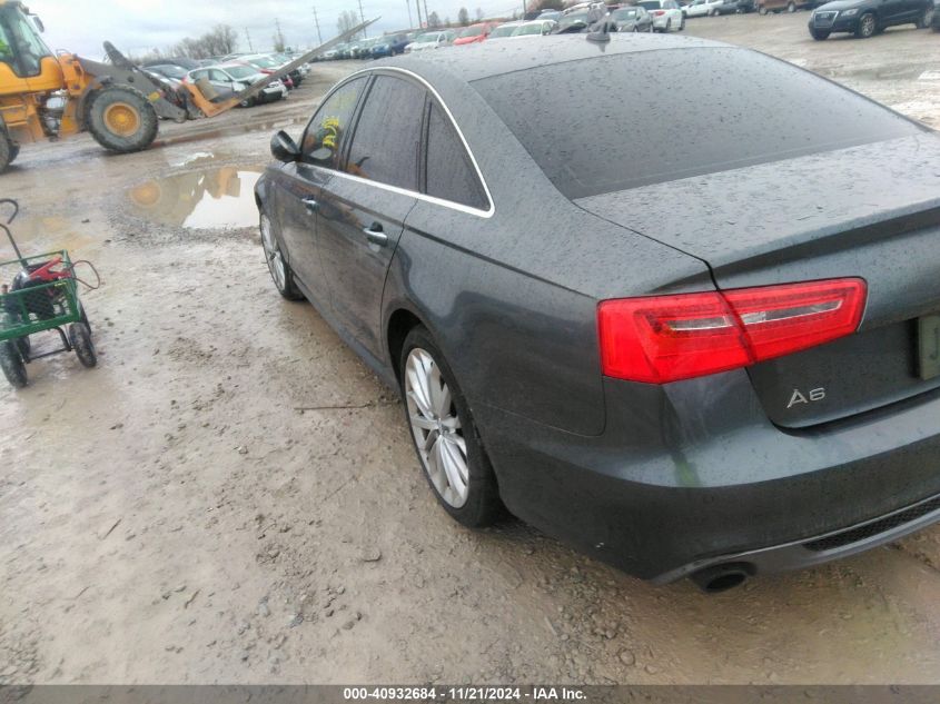 2014 Audi A6 3.0T Premium Plus VIN: WAUHGAFC6EN021996 Lot: 40932684