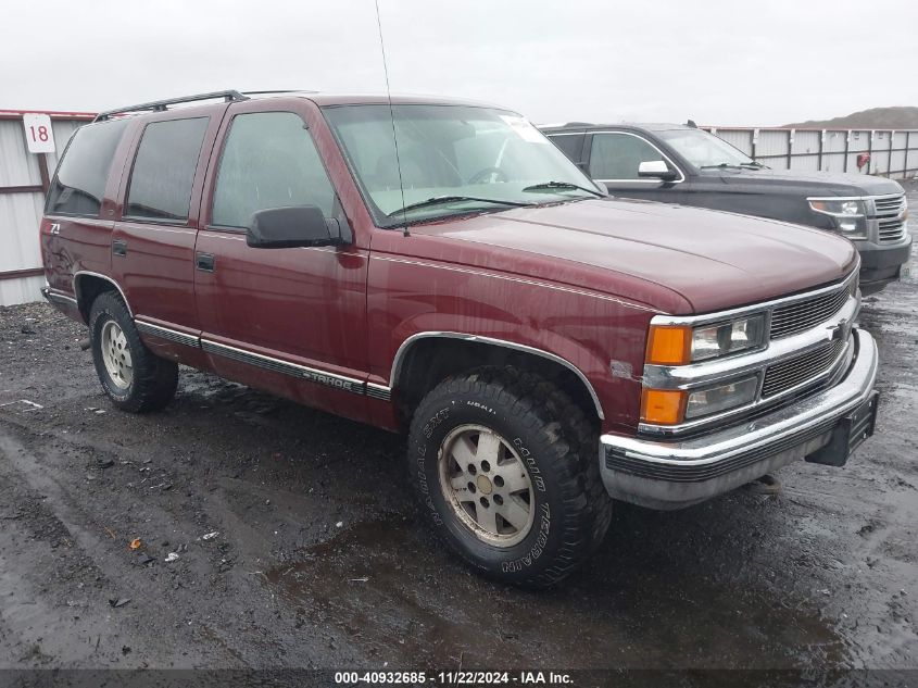 1998 Chevrolet Tahoe Ls VIN: 1GNEK13R1WJ316808 Lot: 40932685