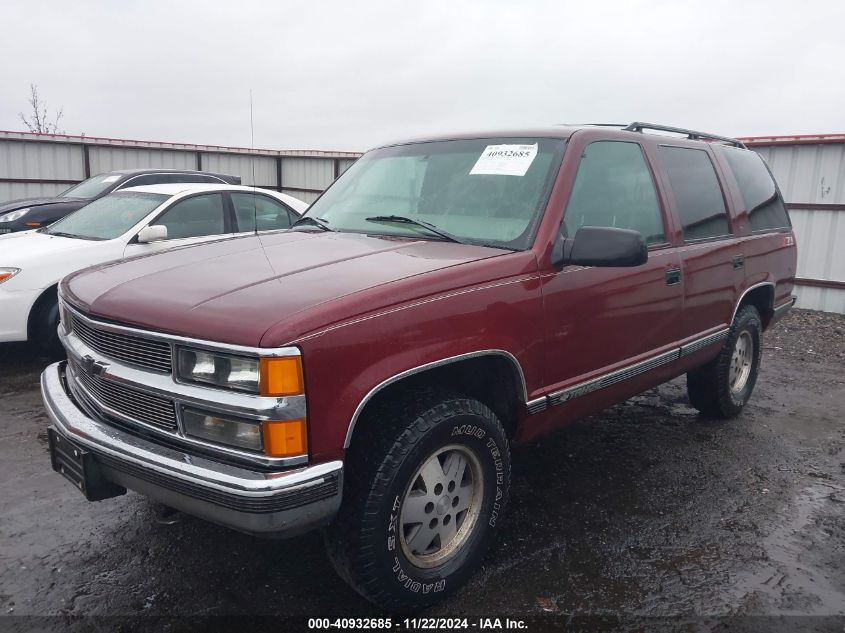 1998 Chevrolet Tahoe Ls VIN: 1GNEK13R1WJ316808 Lot: 40932685