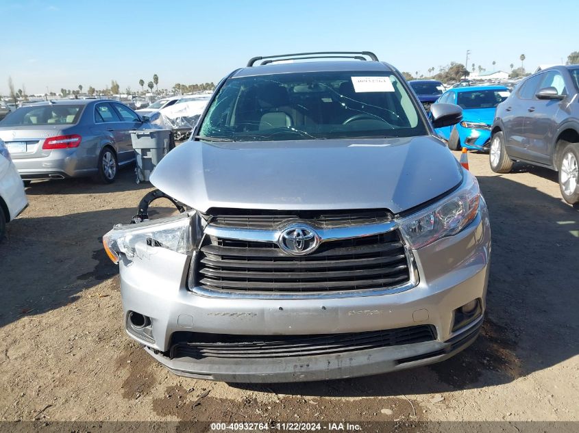 2016 Toyota Highlander Le Plus V6 VIN: 5TDBKRFH9GS355423 Lot: 40932764