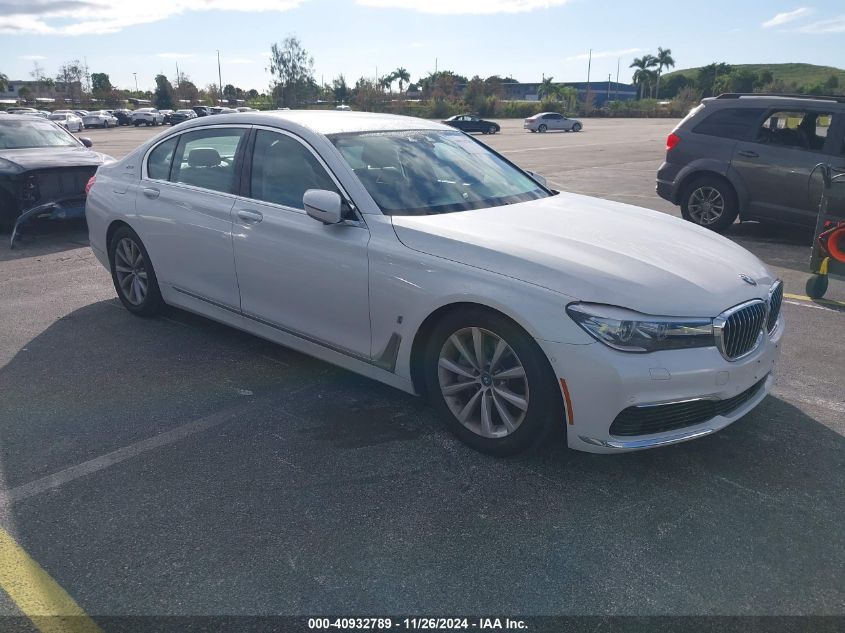 2019 BMW 740E XDRIVE IPERFORMANCE - WBA7J2C51KB440411