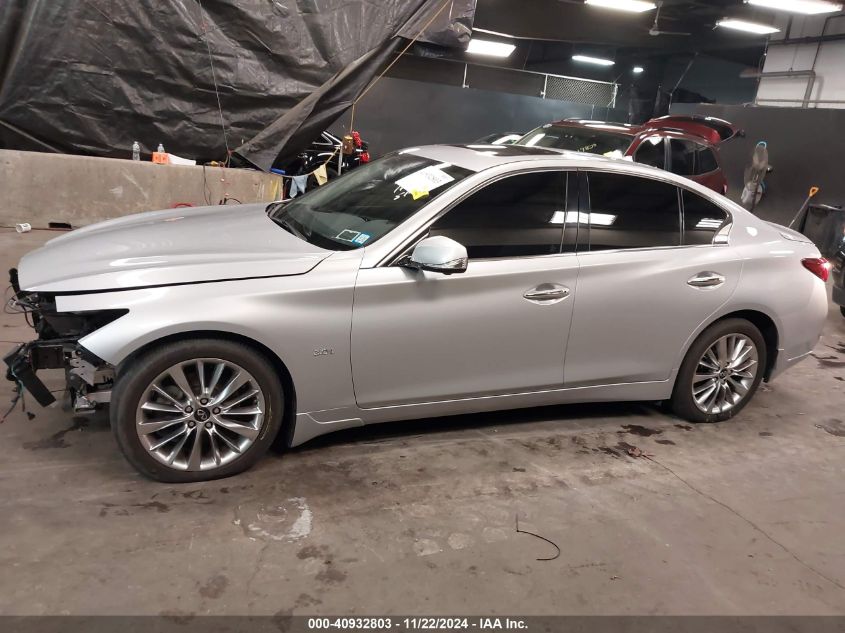 2020 Infiniti Q50 Luxe Awd VIN: JN1EV7AR4LM255697 Lot: 40932803