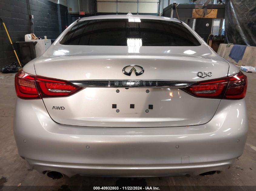 2020 Infiniti Q50 Luxe Awd VIN: JN1EV7AR4LM255697 Lot: 40932803