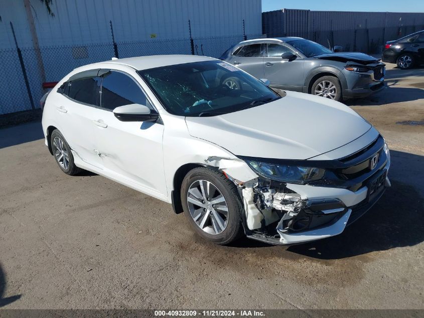 2020 Honda Civic Lx VIN: SHHFK7H32LU403896 Lot: 40932809