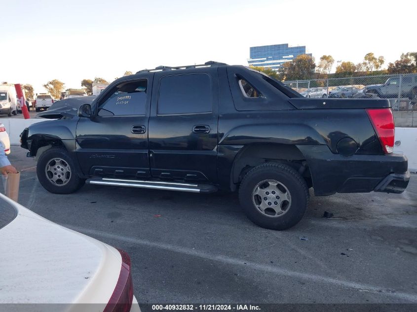 2002 Chevrolet Avalanche 1500 VIN: 3GNEC13T02G229373 Lot: 40932832