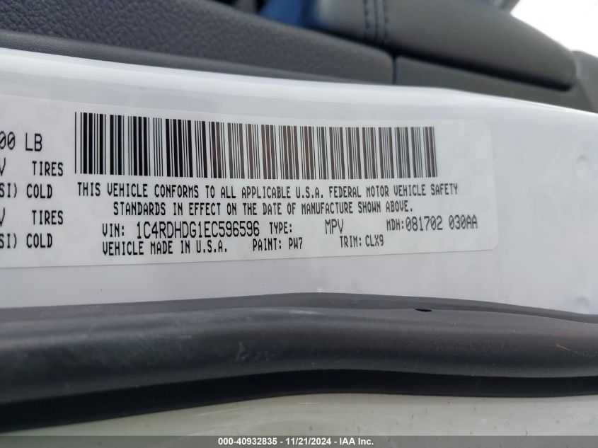 2014 DODGE DURANGO LIMITED - 1C4RDHDG1EC596596