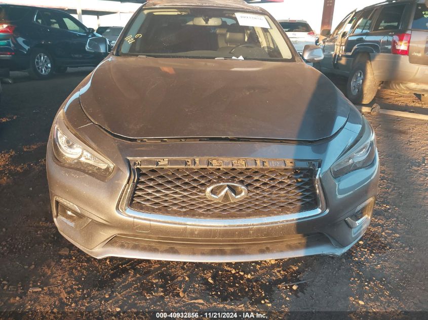 2018 Infiniti Q50 3.0T Luxe VIN: JN1EV7AP3JM350568 Lot: 40932856